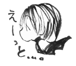 cuteblack04 sticker #2652400