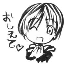 cuteblack04 sticker #2652410