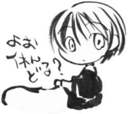 cuteblack04 sticker #2652417