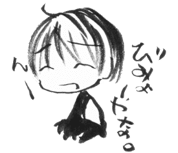 cuteblack04 sticker #2652422