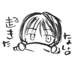 cuteblack04 sticker #2652423