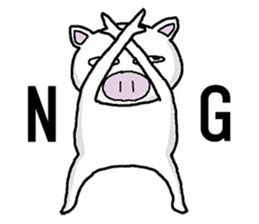 Message of piglets 3 sticker #2653236
