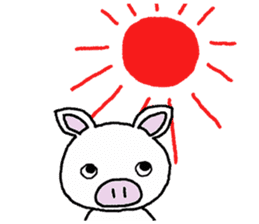 Message of piglets 3 sticker #2653240