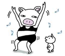 Message of piglets 3 sticker #2653250