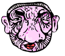 40 Wrinkles men sticker #2653727