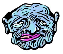 40 Wrinkles men sticker #2653732