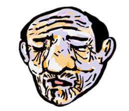 40 Wrinkles men sticker #2653738