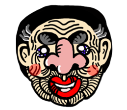 40 Wrinkles men sticker #2653742