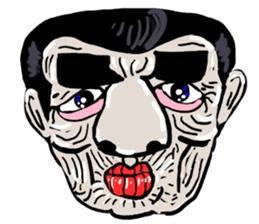 40 Wrinkles men sticker #2653748