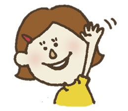 boy,girl,rabbit and bear sticker #2653961