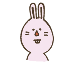 boy,girl,rabbit and bear sticker #2653989