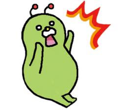 Fairy of the caterpillar and the rabbit. sticker #2654355