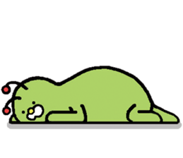 Fairy of the caterpillar and the rabbit. sticker #2654359