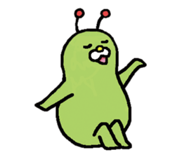Fairy of the caterpillar and the rabbit. sticker #2654361