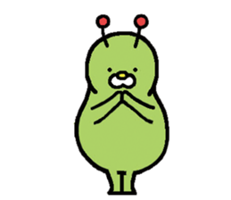 Fairy of the caterpillar and the rabbit. sticker #2654362