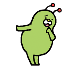 Fairy of the caterpillar and the rabbit. sticker #2654363