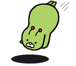 Fairy of the caterpillar and the rabbit. sticker #2654365