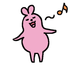 Fairy of the caterpillar and the rabbit. sticker #2654367