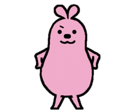 Fairy of the caterpillar and the rabbit. sticker #2654368