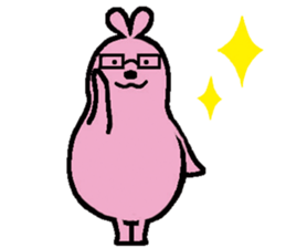 Fairy of the caterpillar and the rabbit. sticker #2654369