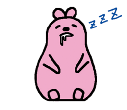 Fairy of the caterpillar and the rabbit. sticker #2654371