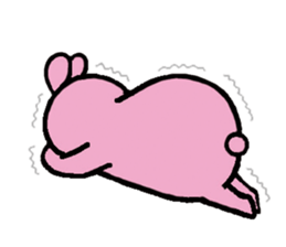 Fairy of the caterpillar and the rabbit. sticker #2654376