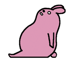 Fairy of the caterpillar and the rabbit. sticker #2654377
