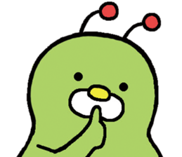 Fairy of the caterpillar and the rabbit. sticker #2654383