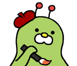 Fairy of the caterpillar and the rabbit. sticker #2654384