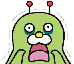Fairy of the caterpillar and the rabbit. sticker #2654388