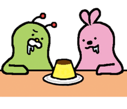 Fairy of the caterpillar and the rabbit. sticker #2654391