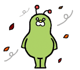 Fairy of the caterpillar and the rabbit. sticker #2654393
