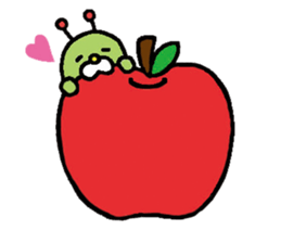 Fairy of the caterpillar and the rabbit. sticker #2654394
