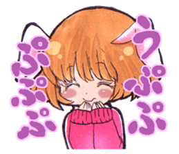 Delusion girl and Cool wolf Sticker sticker #2655276