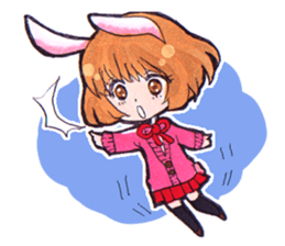 Delusion girl and Cool wolf Sticker sticker #2655277