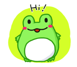 Yan's Frog(English version) sticker #2655396