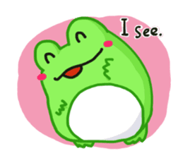 Yan's Frog(English version) sticker #2655400