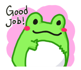 Yan's Frog(English version) sticker #2655405
