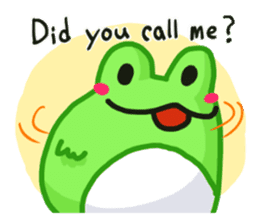 Yan's Frog(English version) sticker #2655431