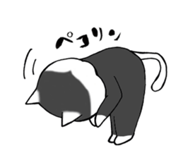 Tweet Cats vol.2 Salaryman cat sticker #2655562