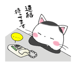 Tweet Cats vol.2 Salaryman cat sticker #2655567