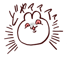 Rabbit speaks dialect of OKAYAMA sticker #2656234