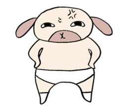 Rabbit guy. sticker #2656599