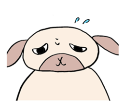 Rabbit guy. sticker #2656607