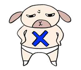 Rabbit guy. sticker #2656612