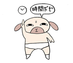 Rabbit guy. sticker #2656613