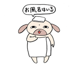 Rabbit guy. sticker #2656614