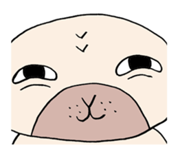 Rabbit guy. sticker #2656617