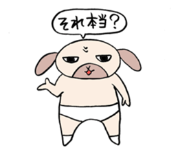 Rabbit guy. sticker #2656623