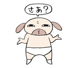 Rabbit guy. sticker #2656625